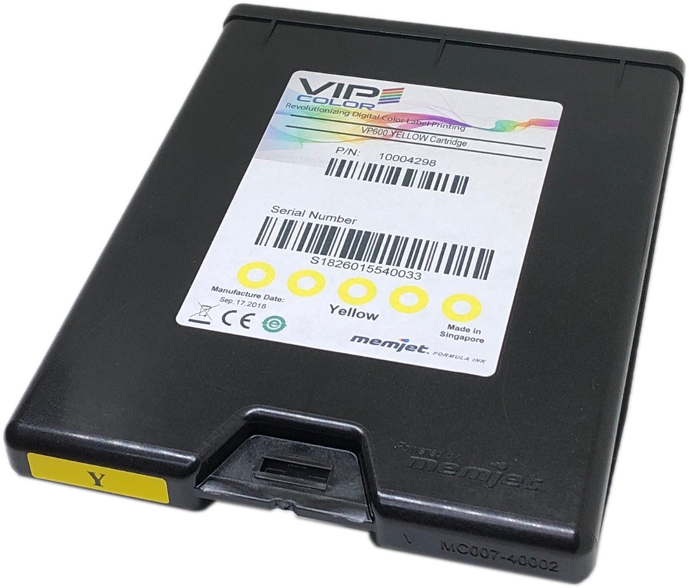 VIPColor VP-600-IS11A YELLOW 200ML INK CARTRIDGE (VP500/VP600)