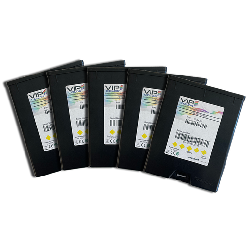 VIPColor VP-750-AS11A YELLOW INK CARTRIDGE (Y) - 5 PACK  (VP660/VP750)